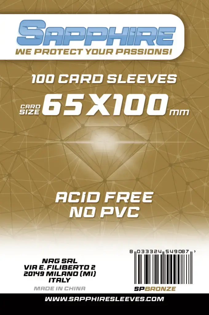 Sapphire Sleeves Bronze (65×100 mm)