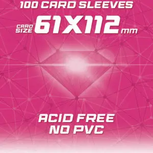 Sapphire Sleeves Fuchsia (61x112 mm)