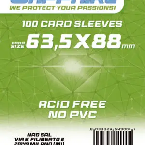 Sapphire Sleeves Green (63,5x88 mm)