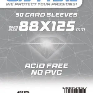 Sapphire Sleeves Grey (88x125 mm)