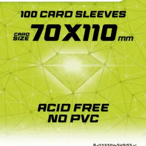Sapphire Sleeves Lime (70x110 mm)