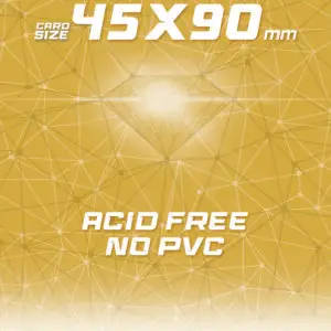 Sapphire Sleeves Mustard (45x90 mm)