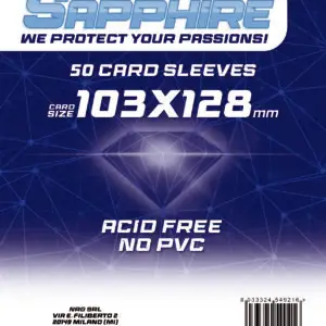 Sapphire Sleeves Navy (103x128 mm)