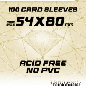 Sapphire Sleeves Sand (54x80 mm)